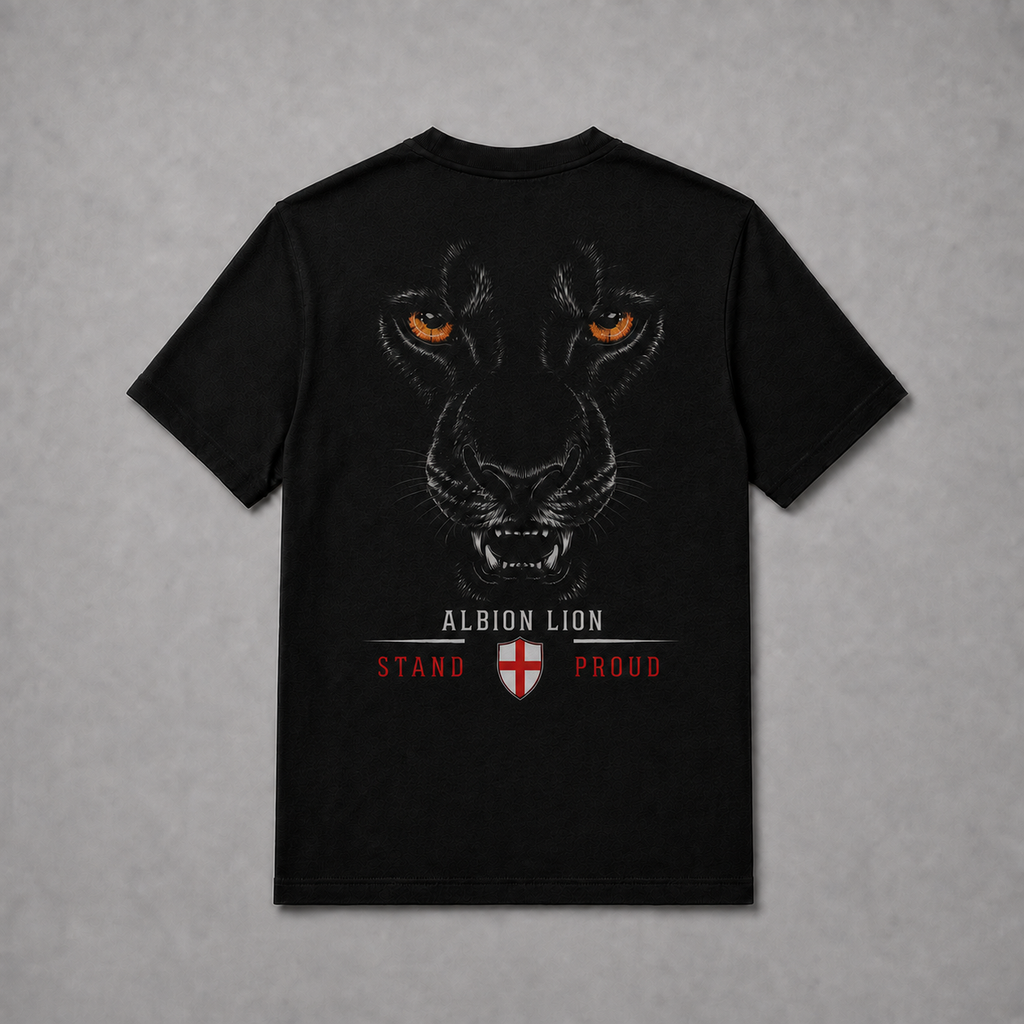 Organic Cotton T-Shirt - Albion Lion Stand Proud