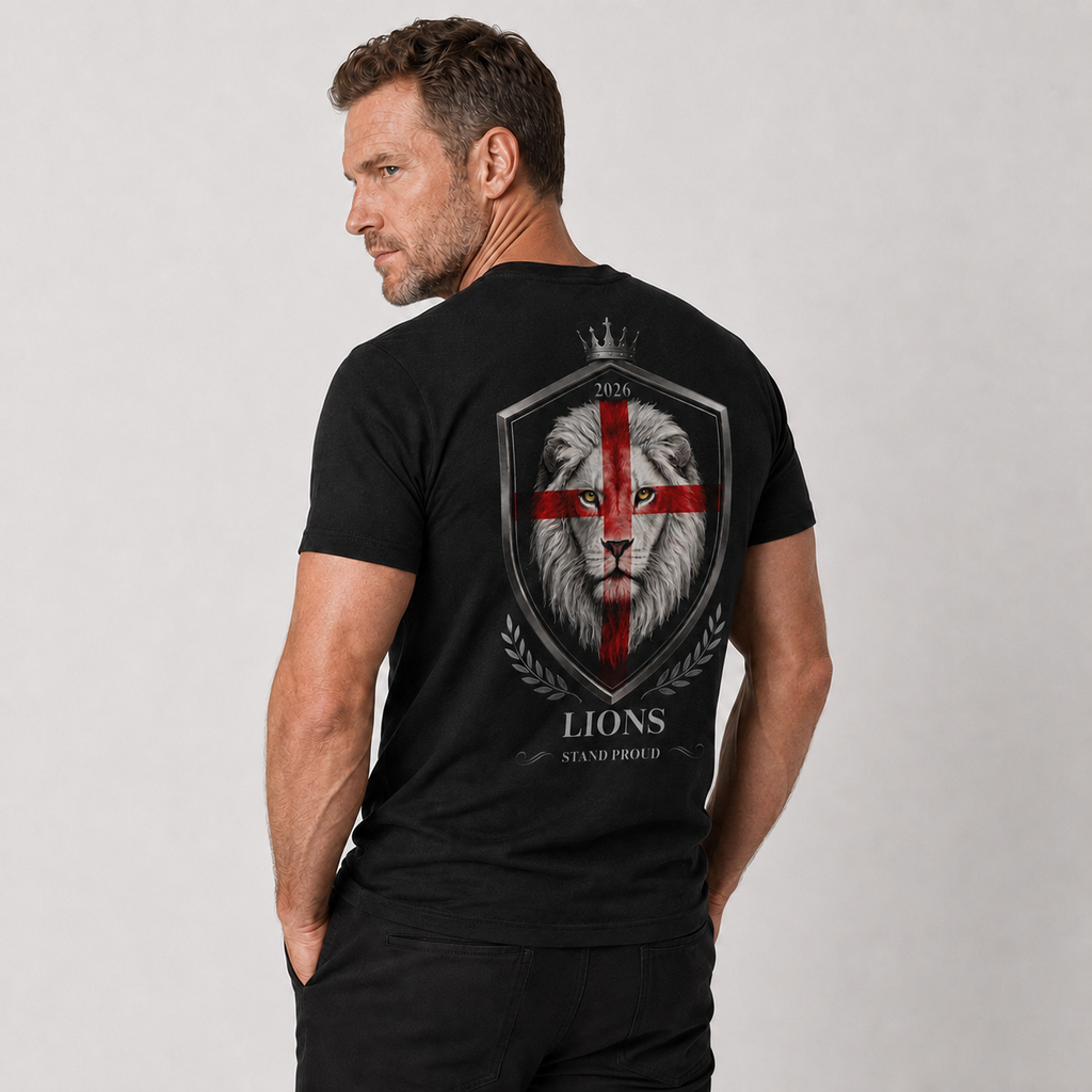 Organic Cotton T-Shirt - Lions Stand Proud