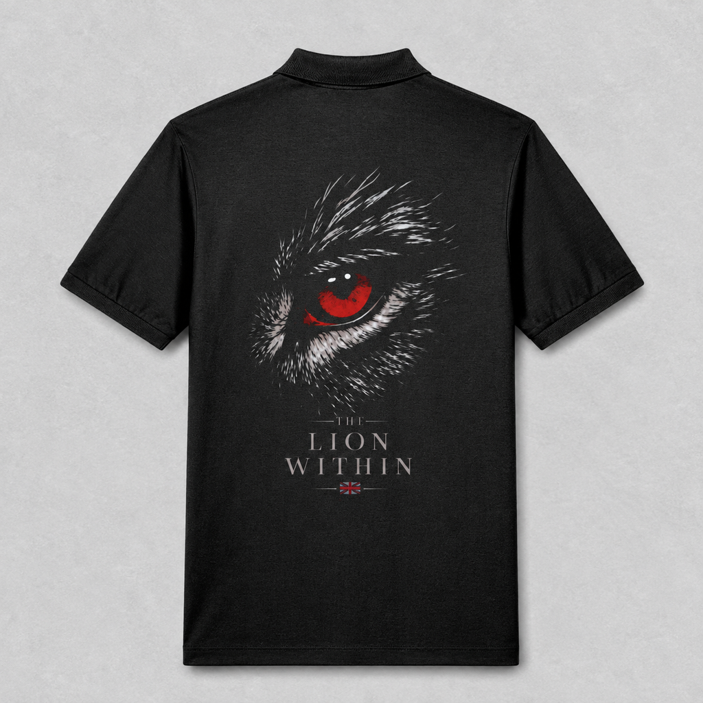 Organic Cotton Polo Shirt - Lion Eye