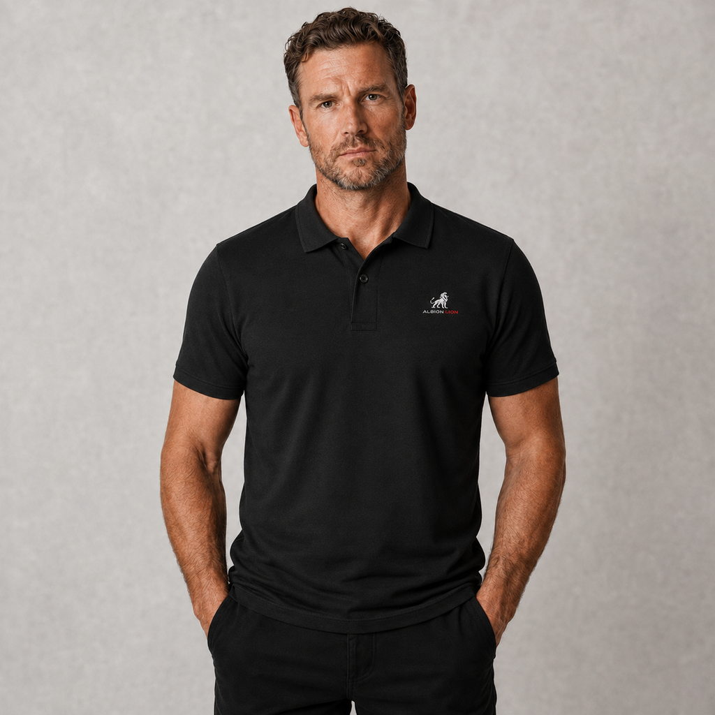 Organic Cotton Polo Shirt - Lion Eye