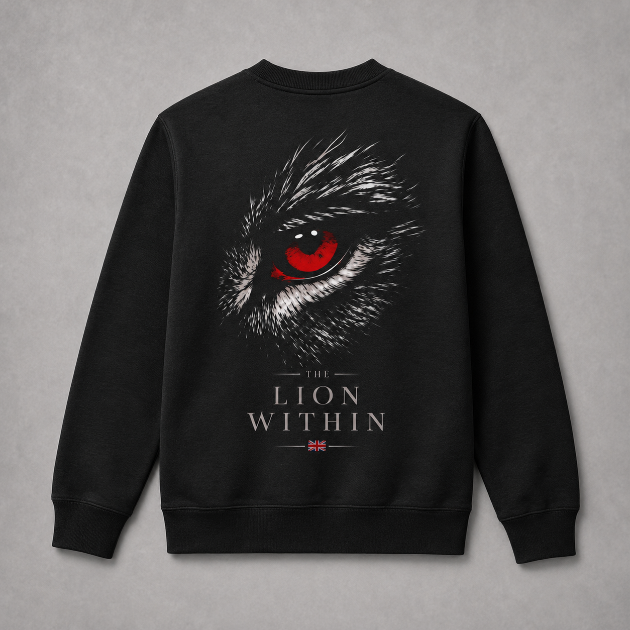 Organic Cotton Sweatshirt - Lion Eye