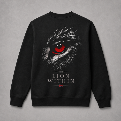 Organic Cotton Sweatshirt - Lion Eye