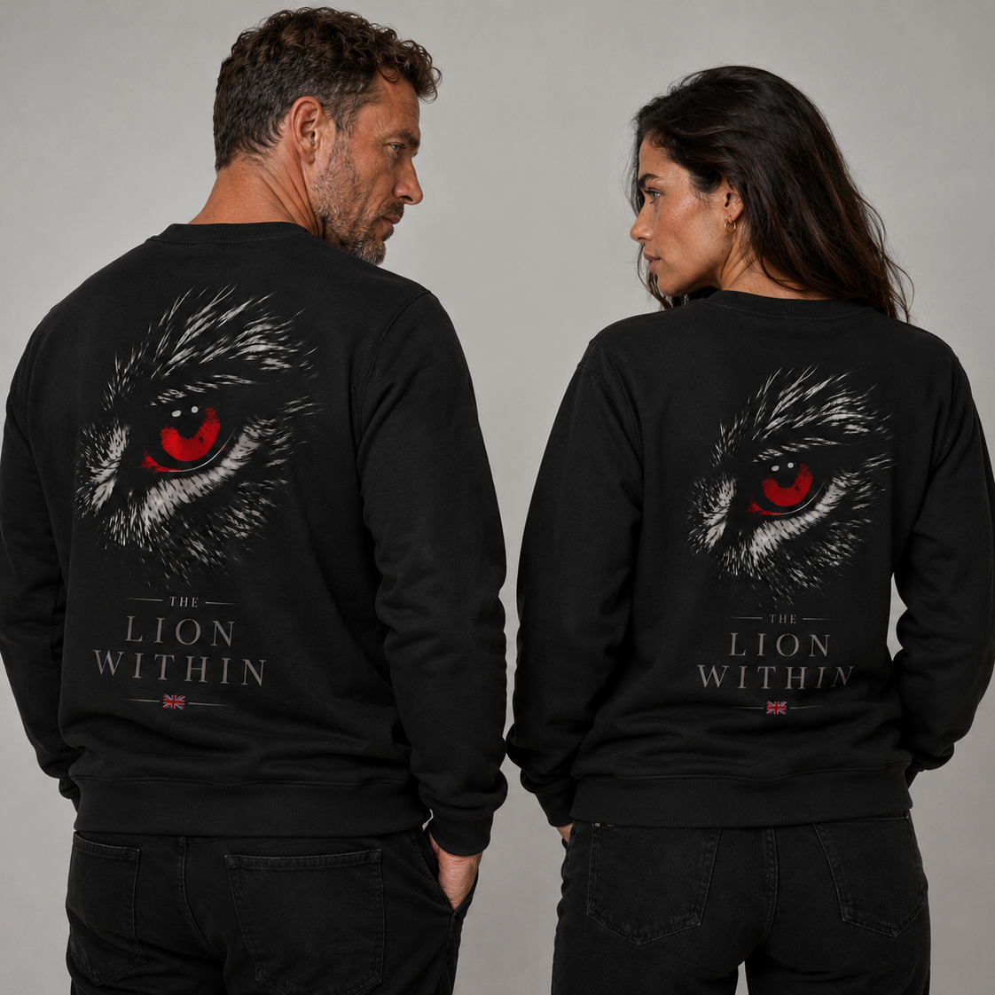 Organic Cotton Sweatshirt - Lion Eye