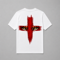 Organic Cotton T-Shirt - Albion Lion Eyes/White