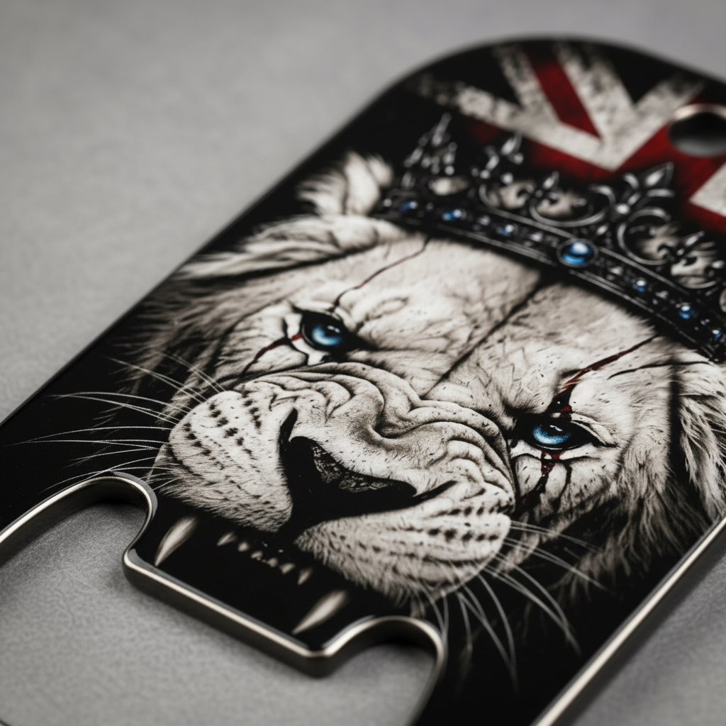 Close-up lion face