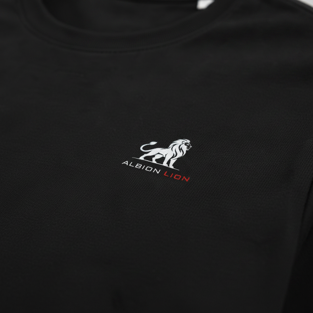 Zbliżenie logo LION